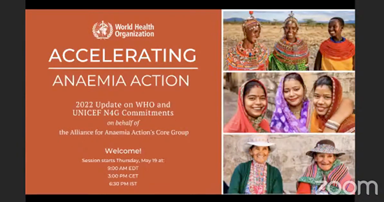 Accelerating anaemia action